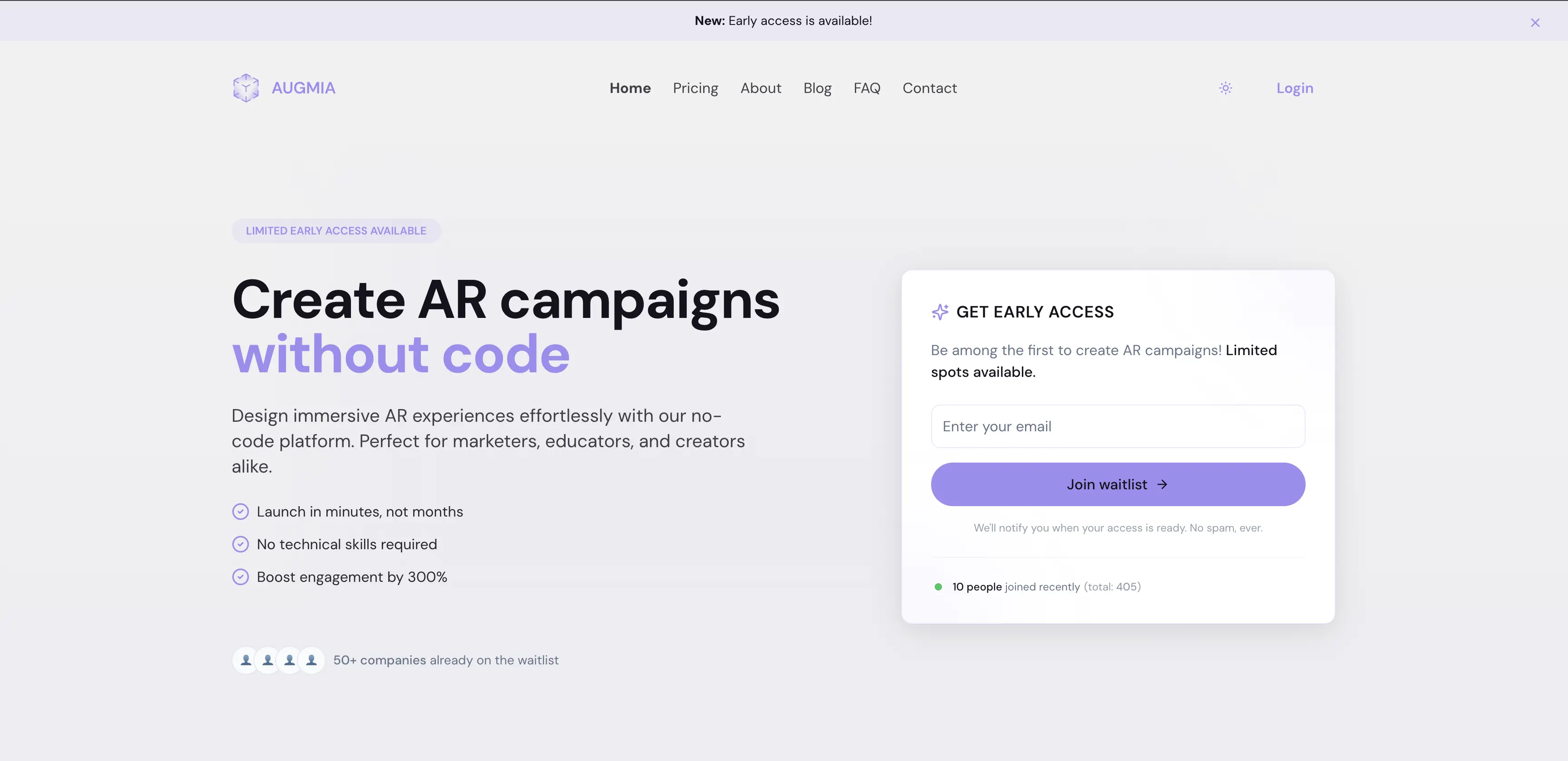 Augmia project preview